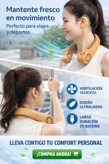 Ventilador de Cuello Smart – Alta Calidad