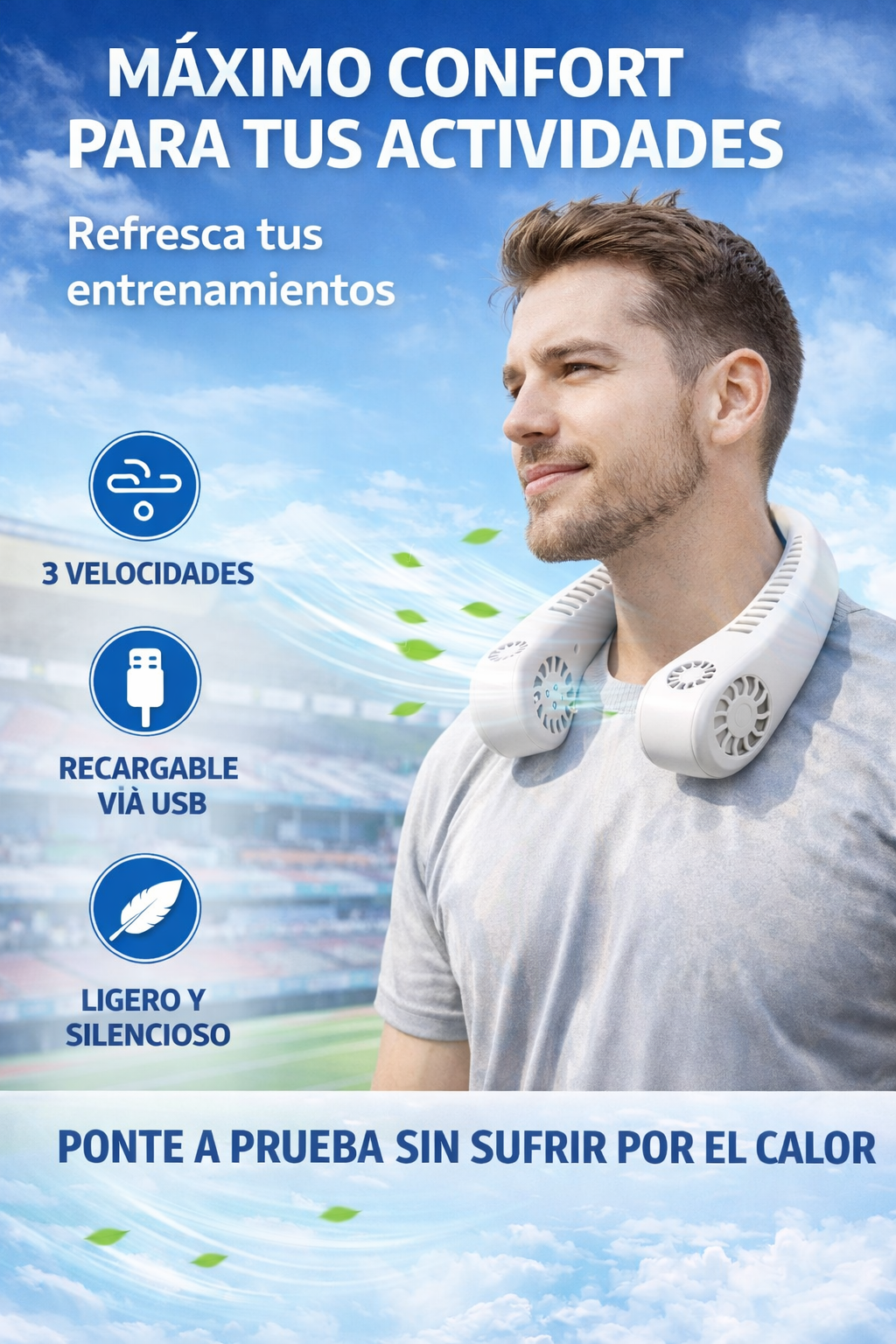 Ventilador de Cuello Smart – Alta Calidad