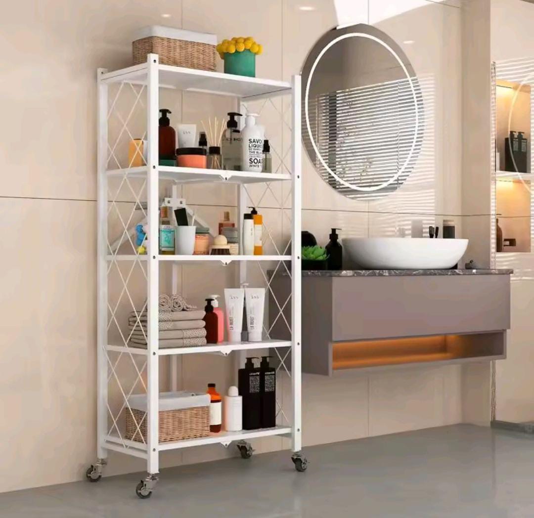 ESTANTE DE ALMACENAMIENTO PLEGABLE 5 NIVELES