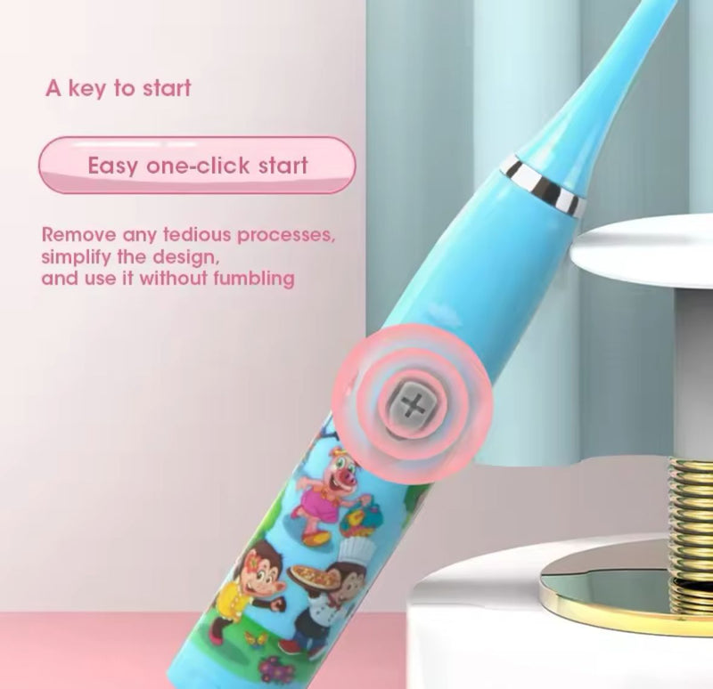 CEPILLO ELECTRICO PARA NIÑOS + REPUESTOS
