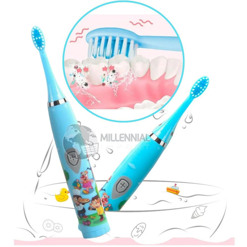 CEPILLO ELECTRICO PARA NIÑOS + REPUESTOS