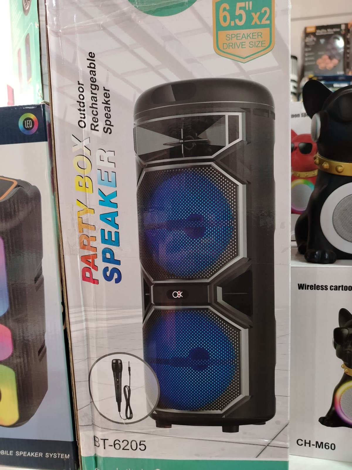 PARLANTE GRANDE + MICROFONO