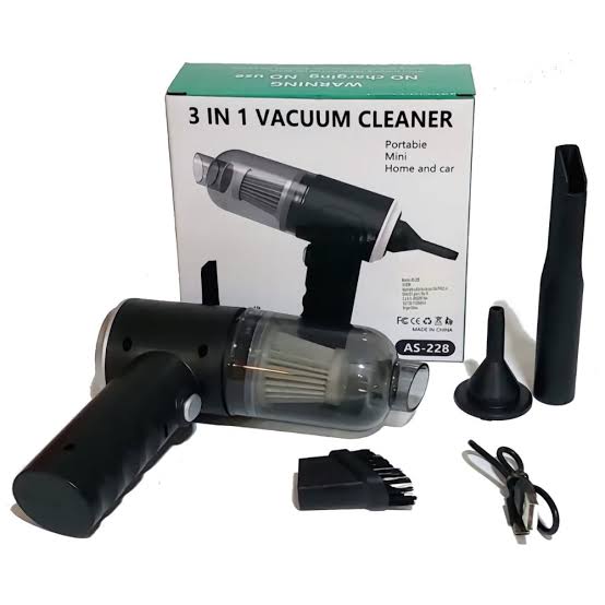 Mini Aspiradora Portátil 3 en 1