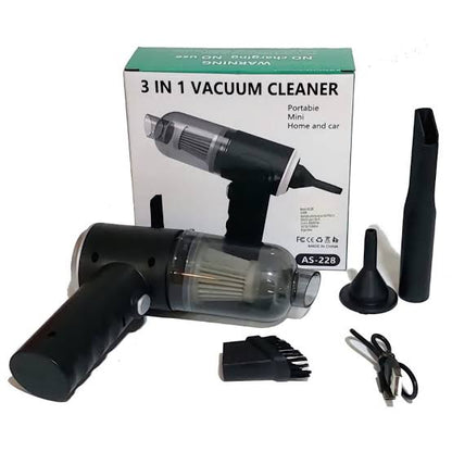 Mini Aspiradora Portátil 3 en 1