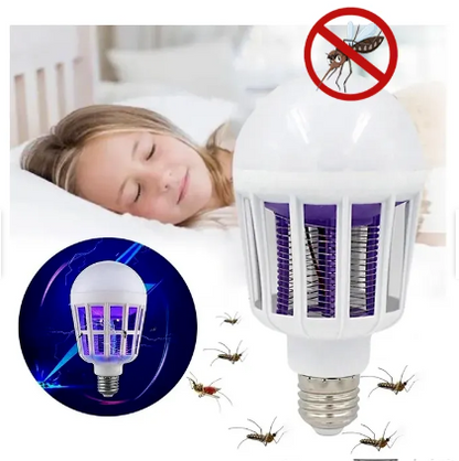 Foco ahorrador mata mosquitos