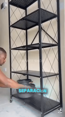 ESTANTE DE ALMACENAMIENTO PLEGABLE 5 NIVELES