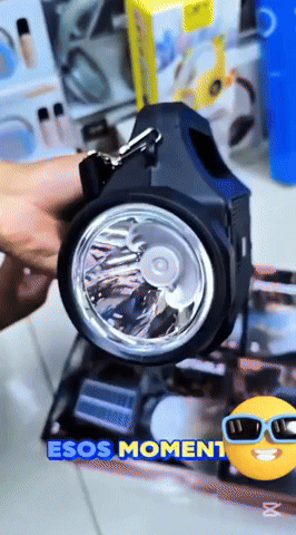 PARLANTE LINTERNA CON PANEL SOLAR