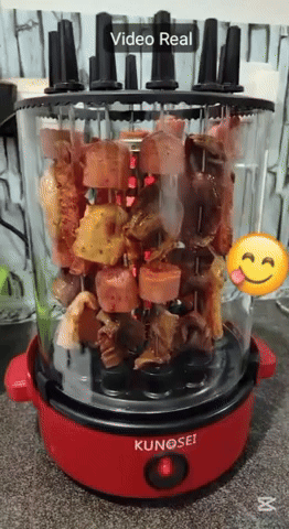 Maquina Exhibidora para Hacer Anticuchos y Brochetas