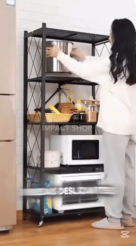 ESTANTE DE ALMACENAMIENTO PLEGABLE 5 NIVELES