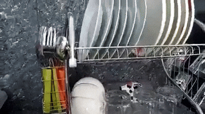 Escurridor Portaplatos de acero inoxidable